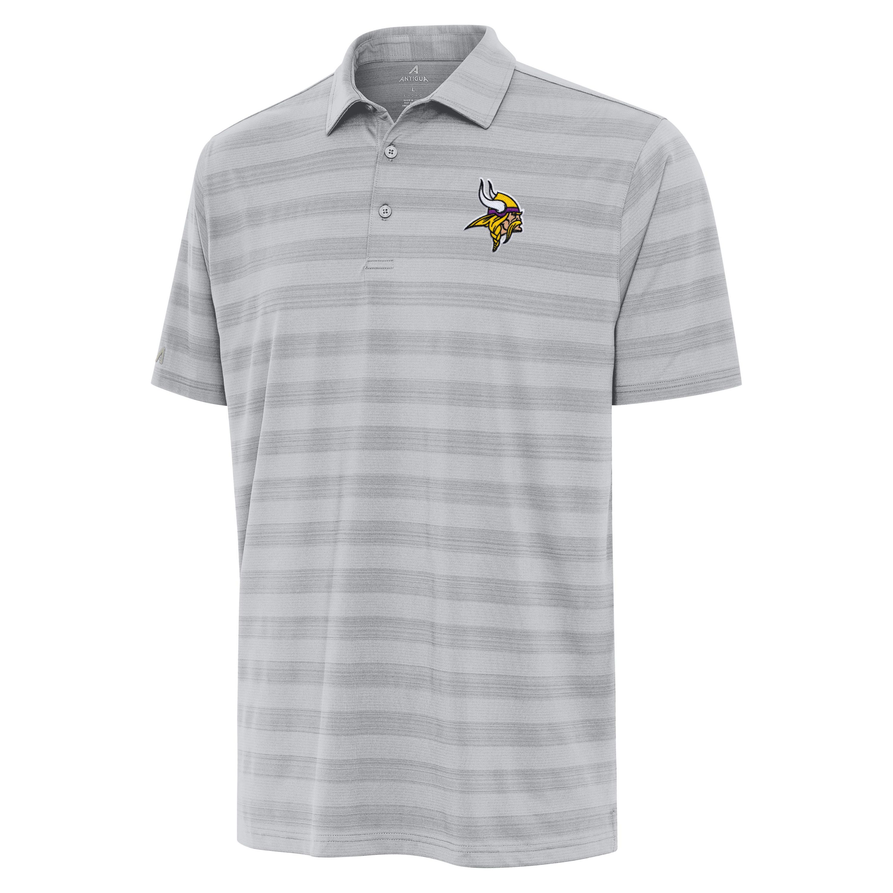 Antigua NFL Minnesota Vikings Mens Tunnel Polo Tall