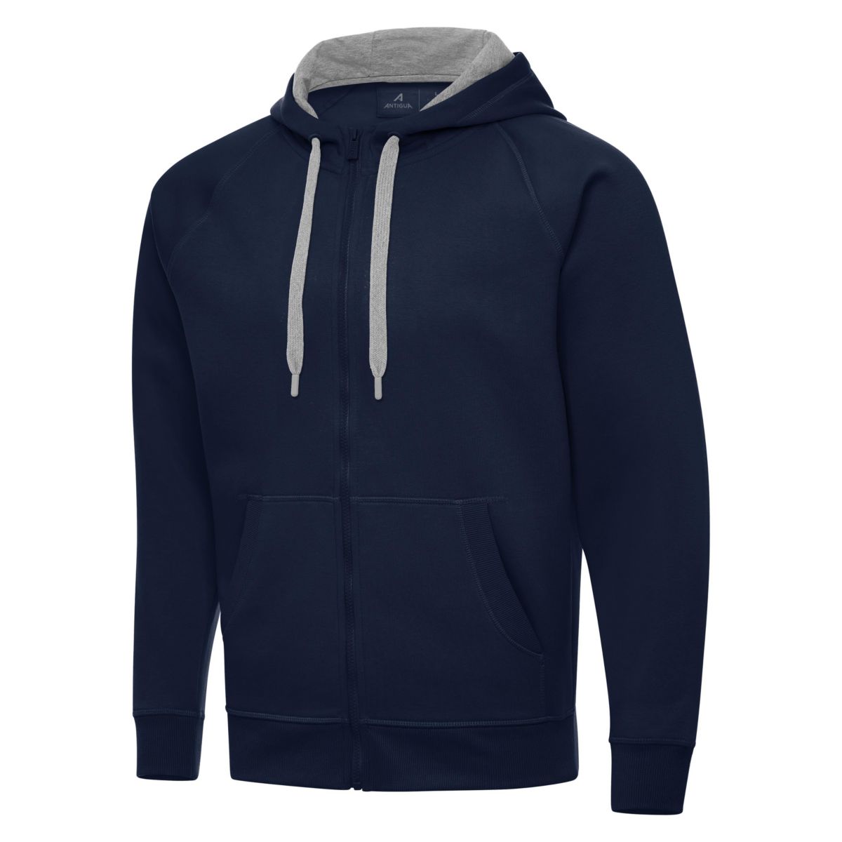 Antigua BLANK Mens Victory Full Zip Hood Tall