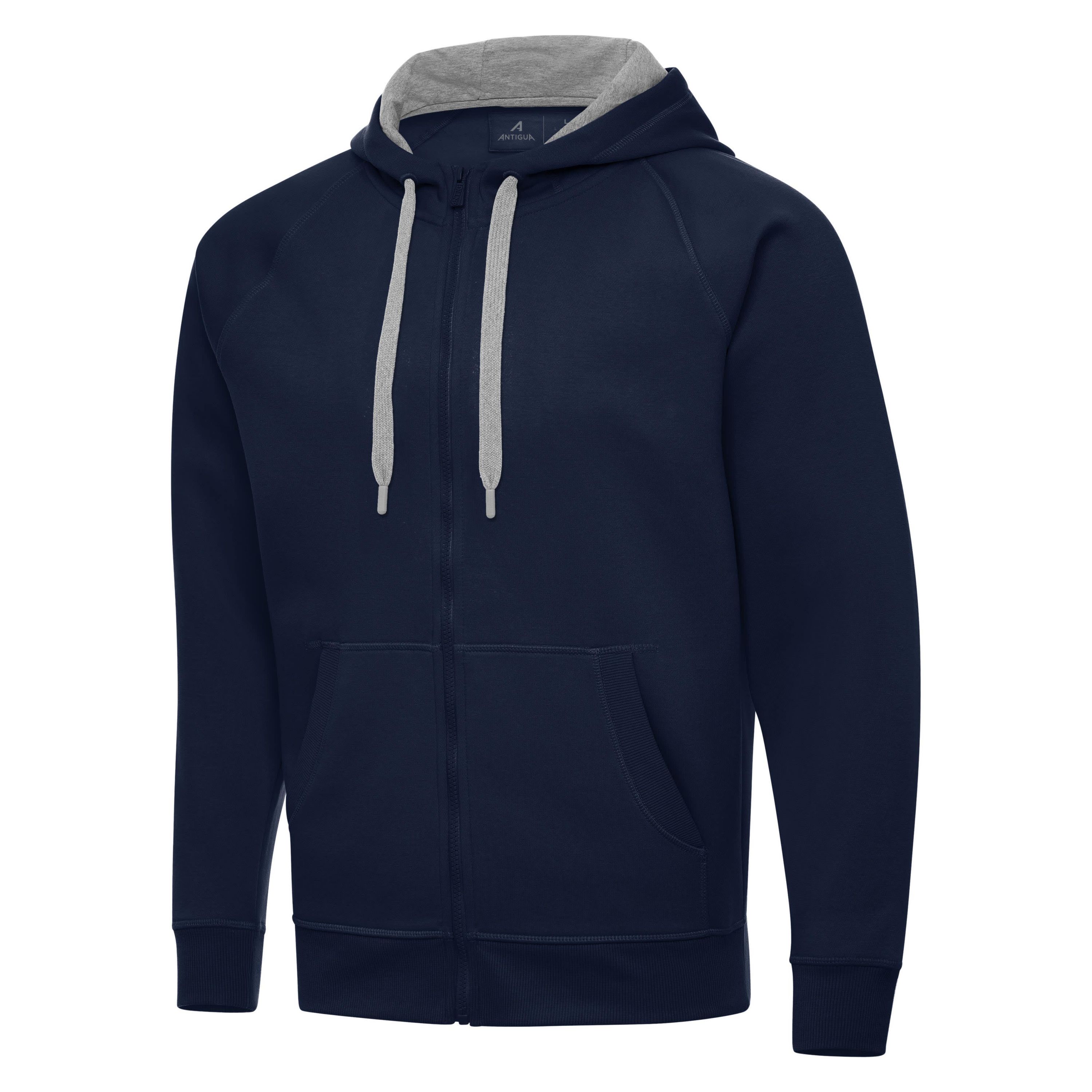 Antigua BLANK Mens Victory Full Zip Hood Tall