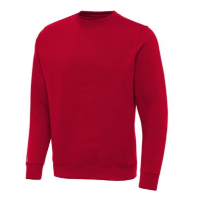 Antigua BLANK Men's Victory Crew Tall, Red, 4XL Tall