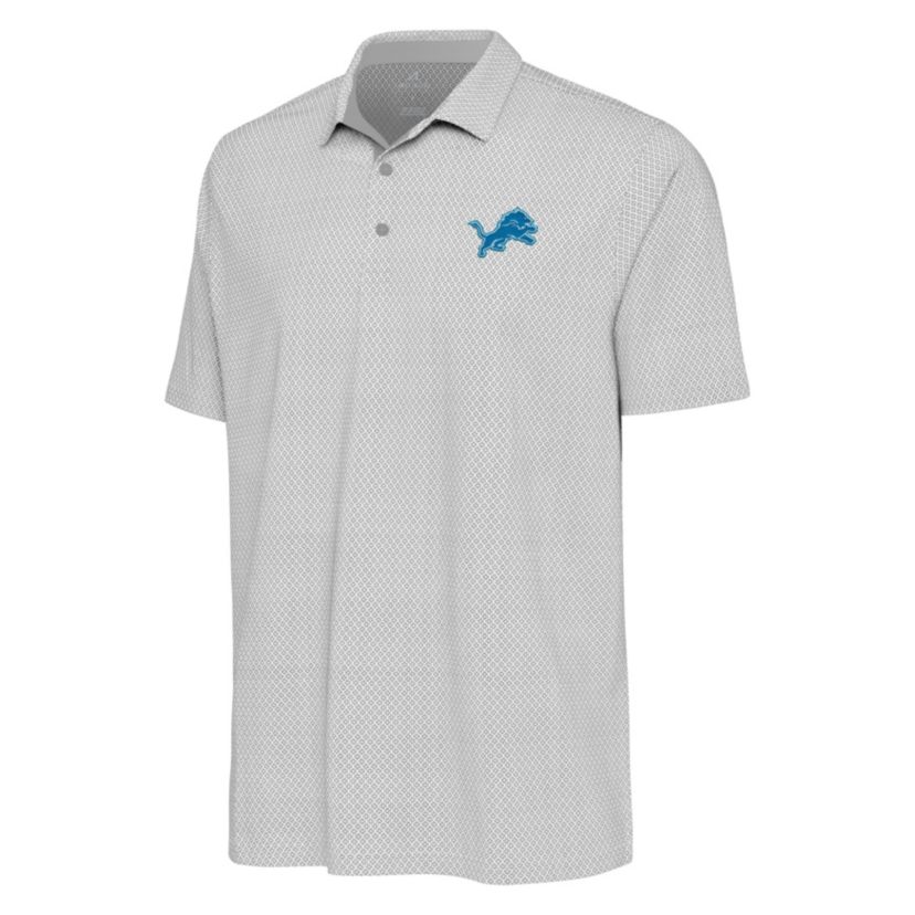 Antigua NFL Detroit Lions Mens Intersect Polo