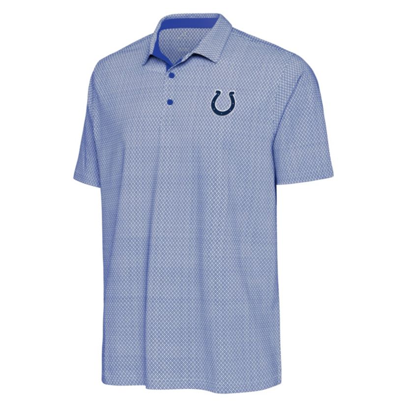 Antigua NFL Indianapolis Colts Mens Intersect Polo