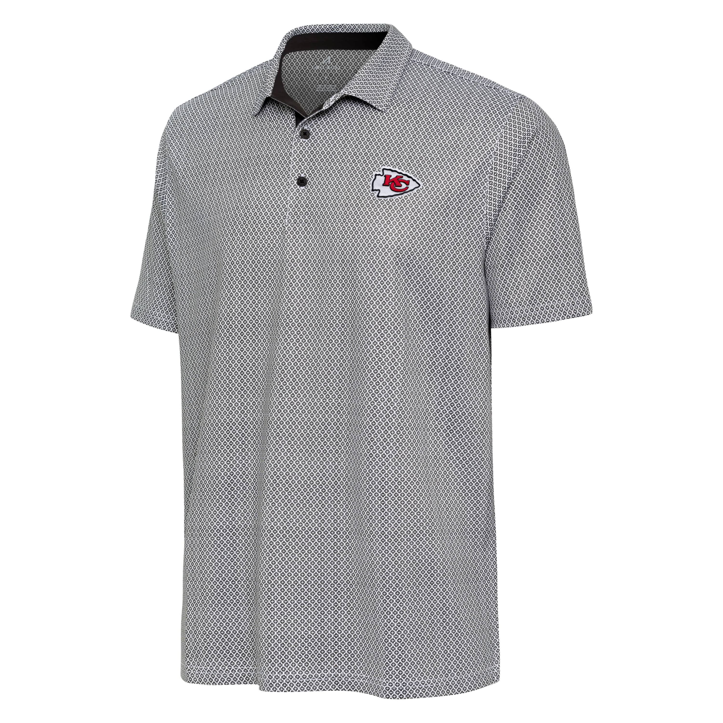 Antigua NFL Kansas City Chiefs Mens Intersect Polo