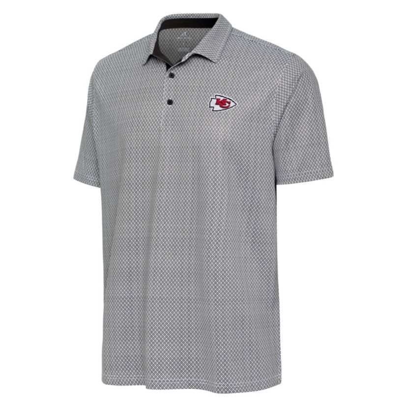 Antigua NFL Kansas City Chiefs Mens Intersect Polo