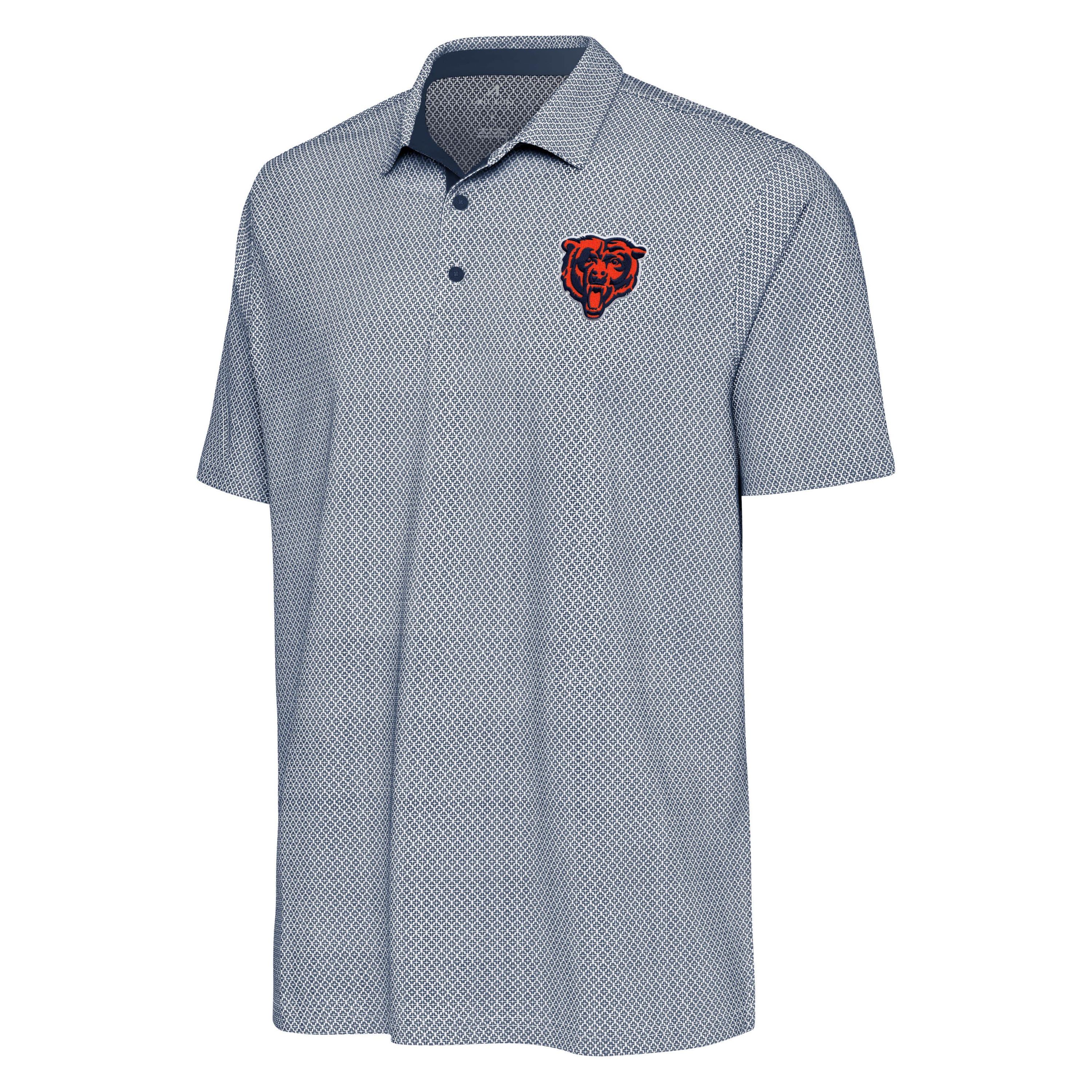 Antigua NFL Chicago Bears Bear Head Mens Intersect Polo