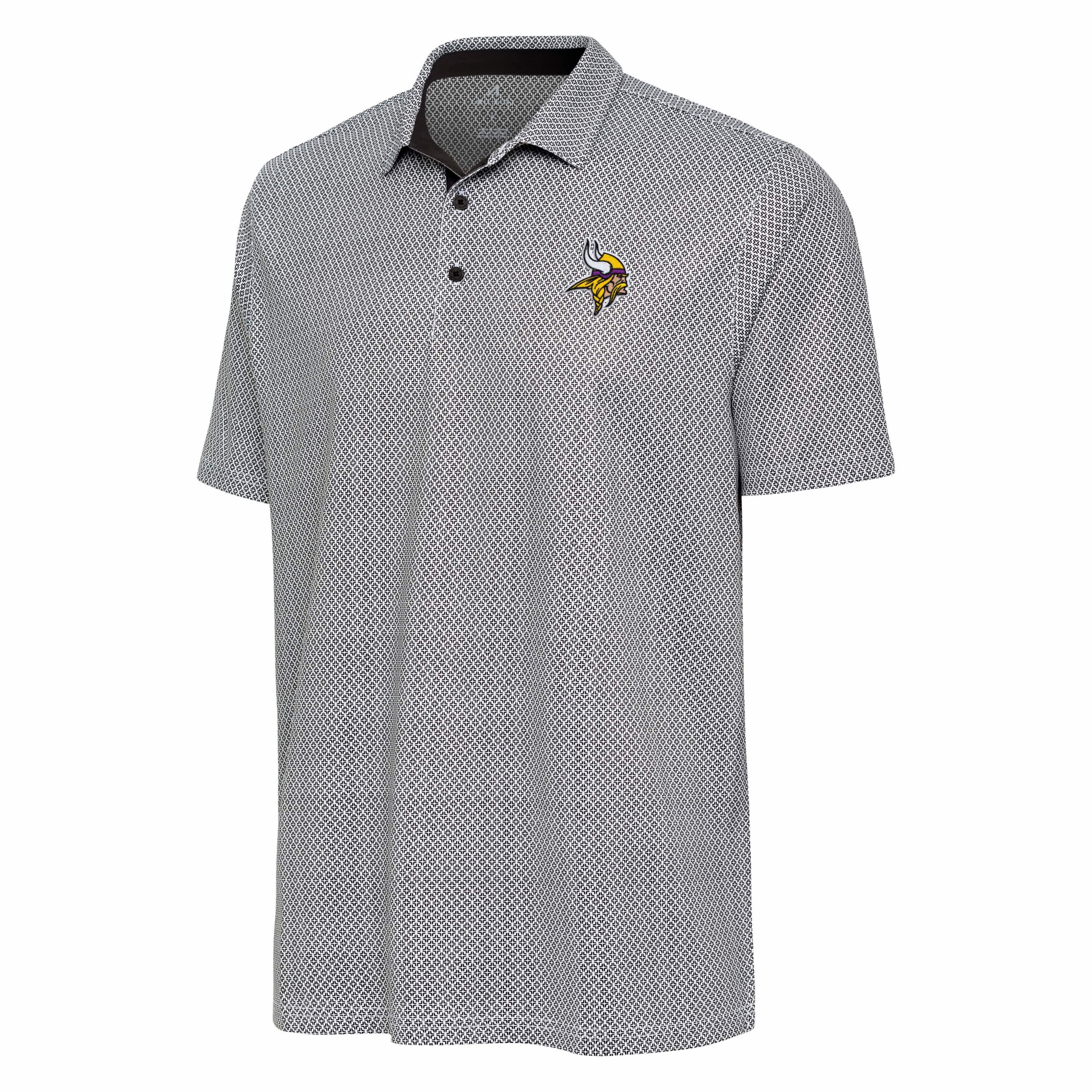 Antigua NFL Minnesota Vikings Mens Intersect Polo
