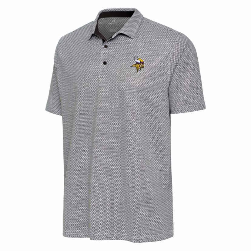 Antigua NFL Minnesota Vikings Mens Intersect Polo