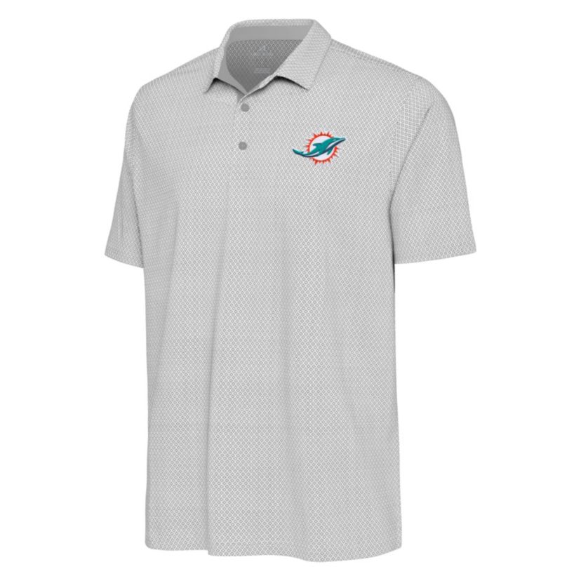 Antigua NFL Miami Dolphins Mens Intersect Polo
