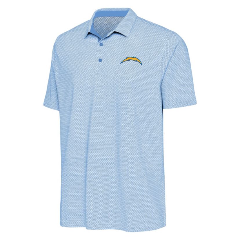 Los Angeles Chargers Antigua NFL LA Chargers Mens Intersect Polo