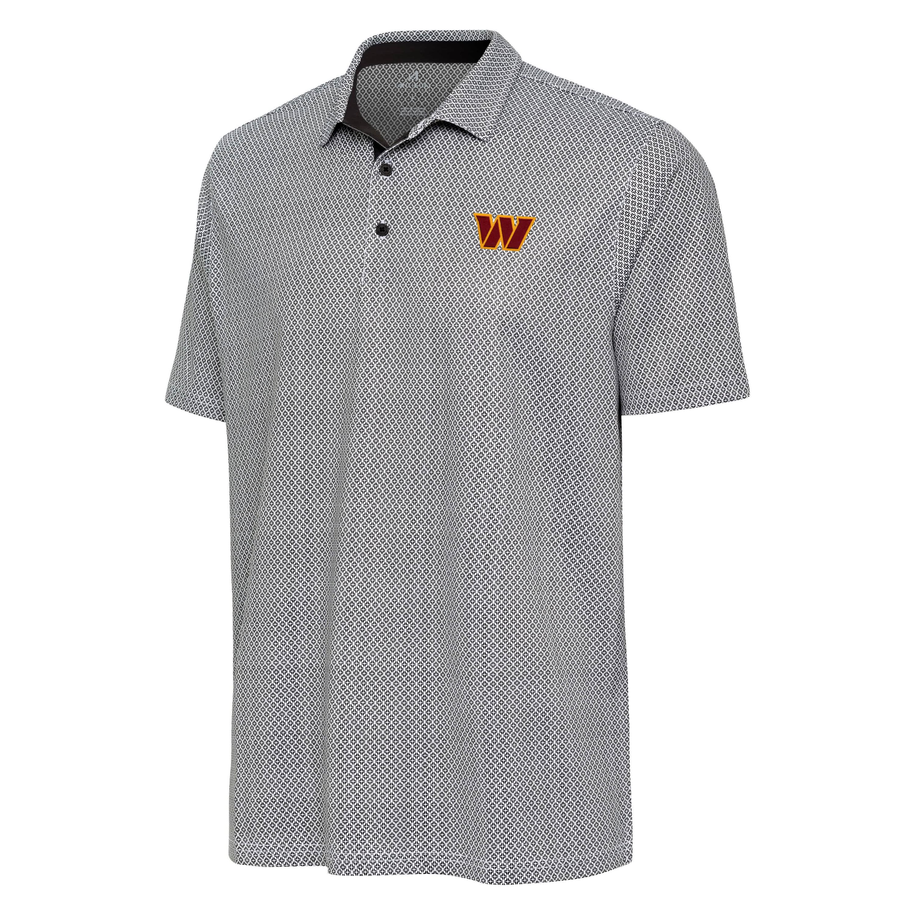 Antigua NFL Washington Commanders Mens Intersect Polo