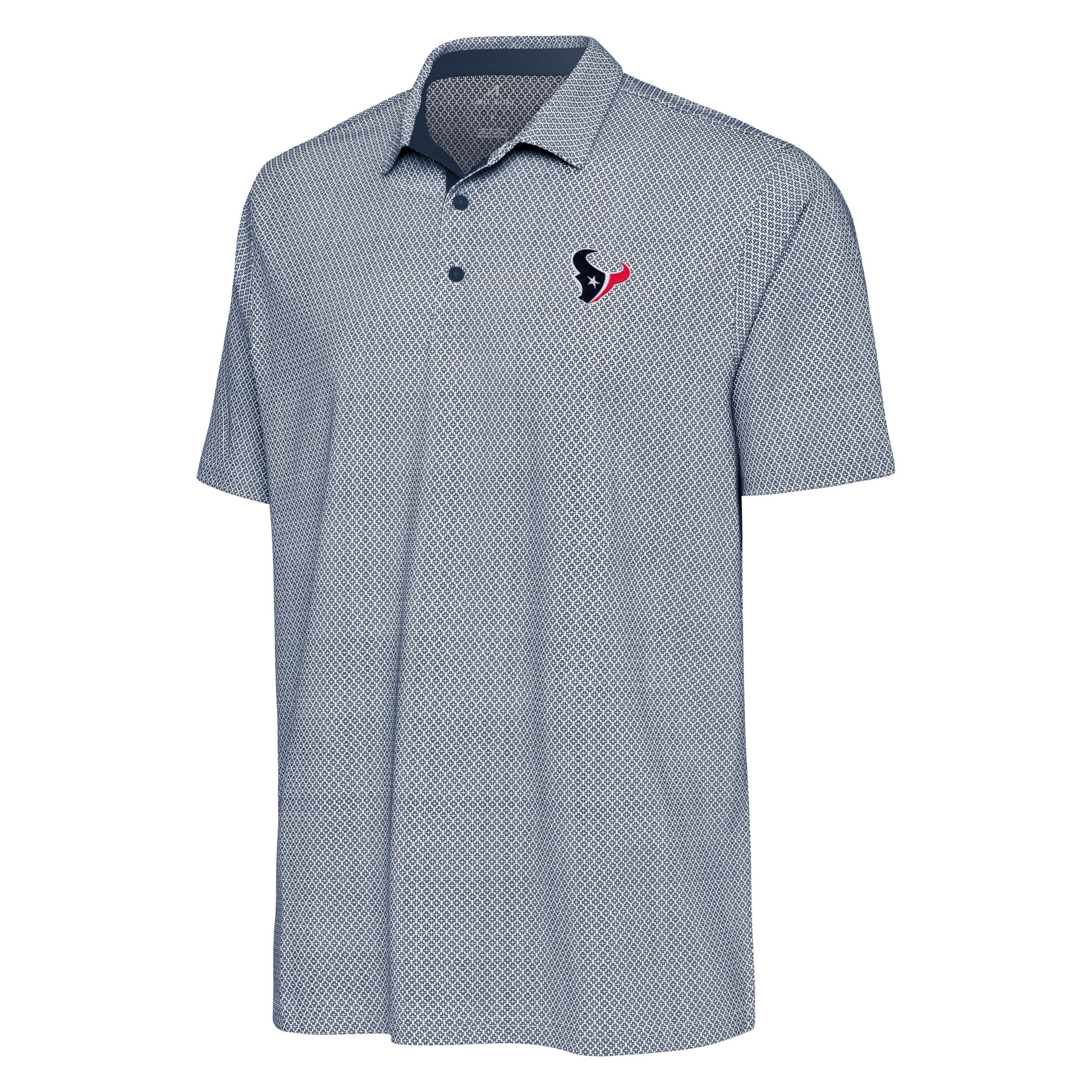 Antigua NFL Houston Texans Mens Intersect Polo