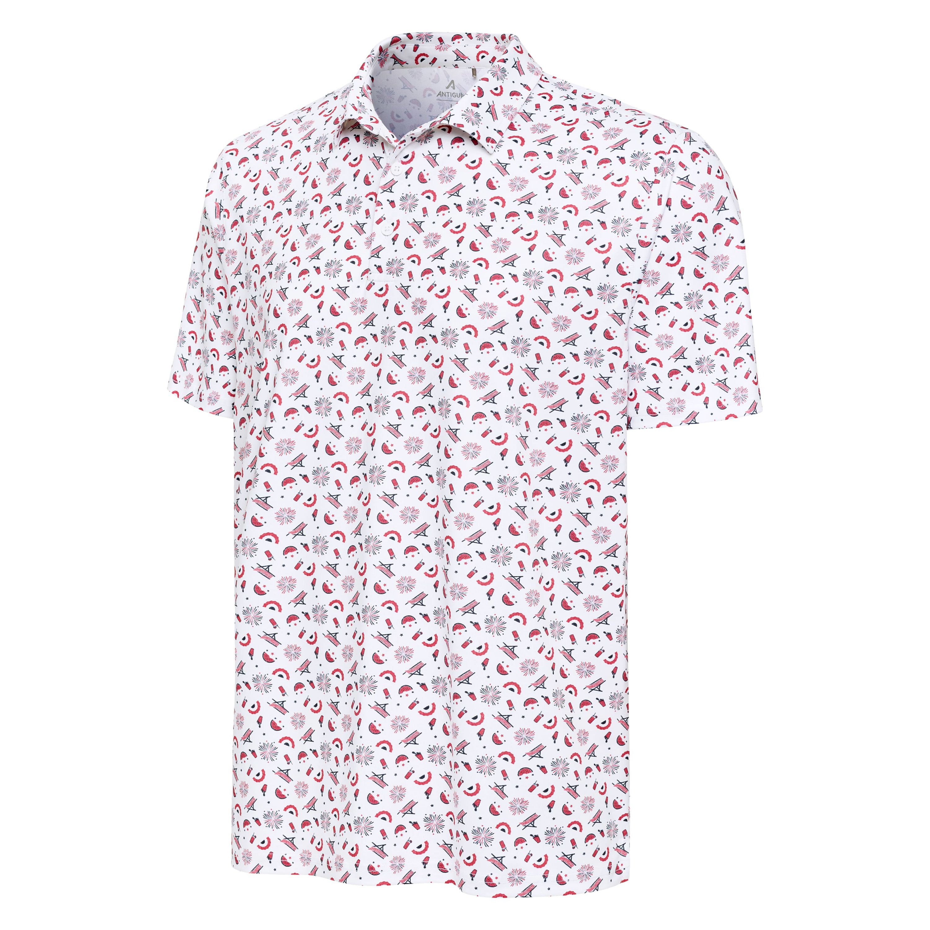 Antigua BLANK Mens Indpendance Polo