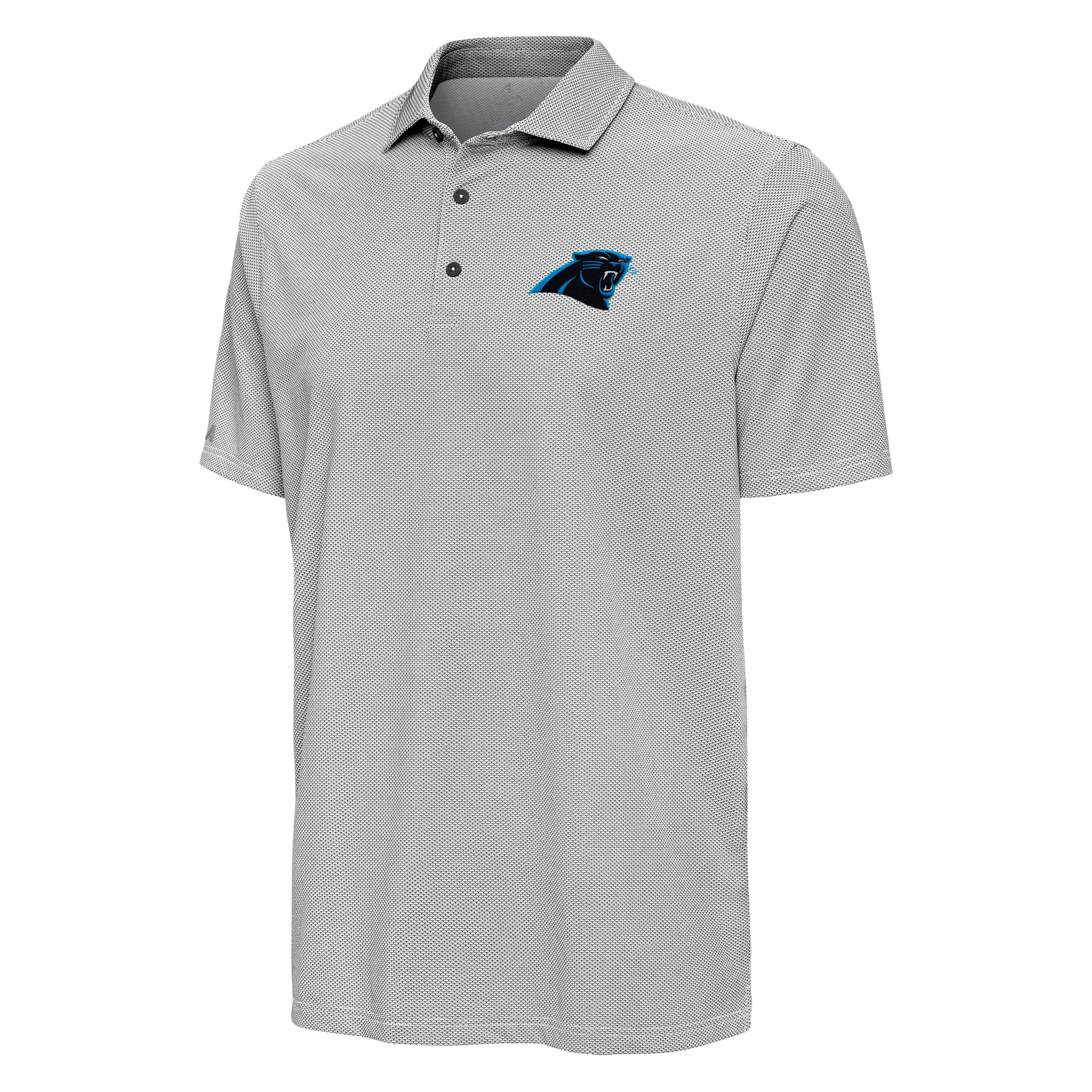 Antigua NFL Carolina Panthers Mens Pave Polo