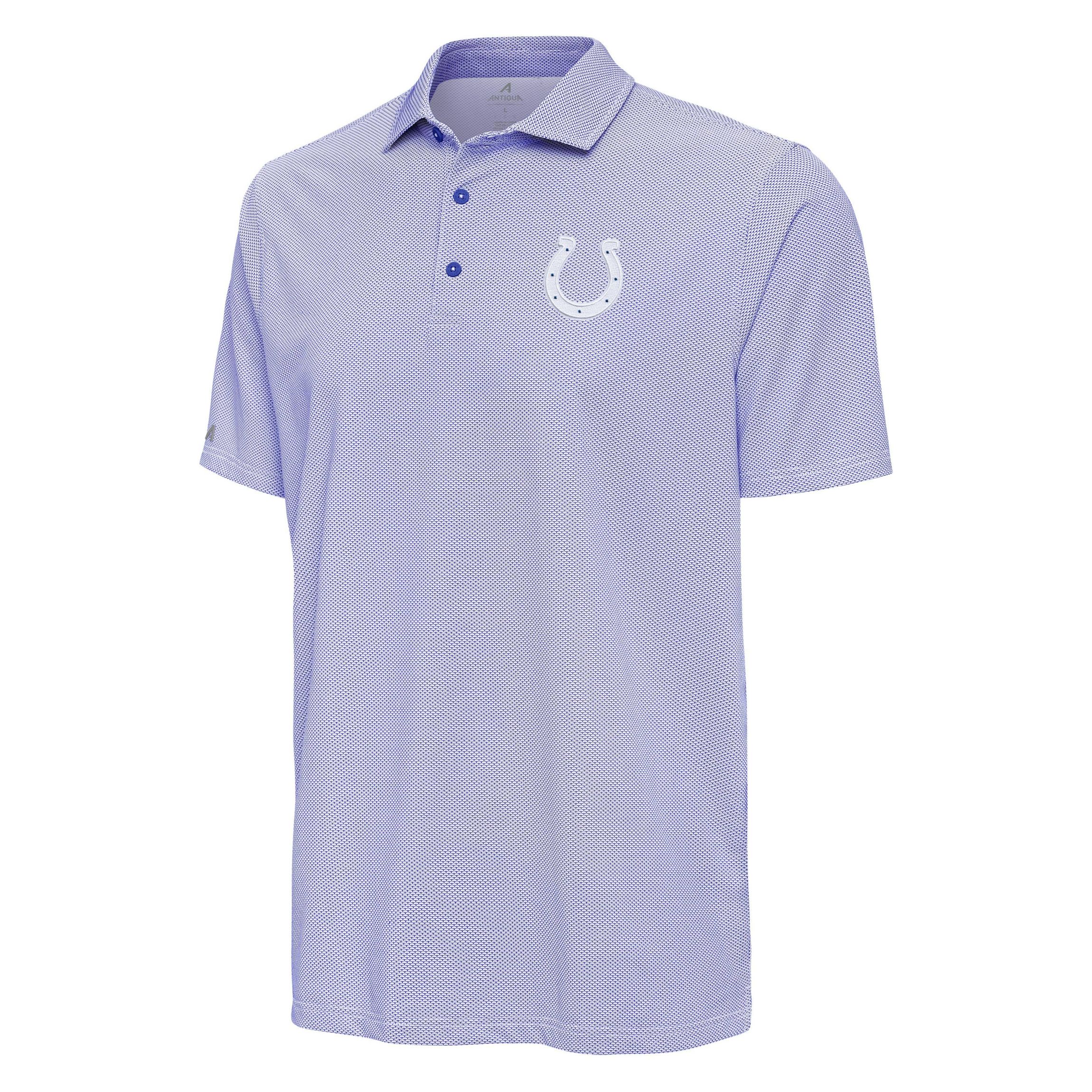 Antigua NFL Indianapolis Colts Mens Pave Polo