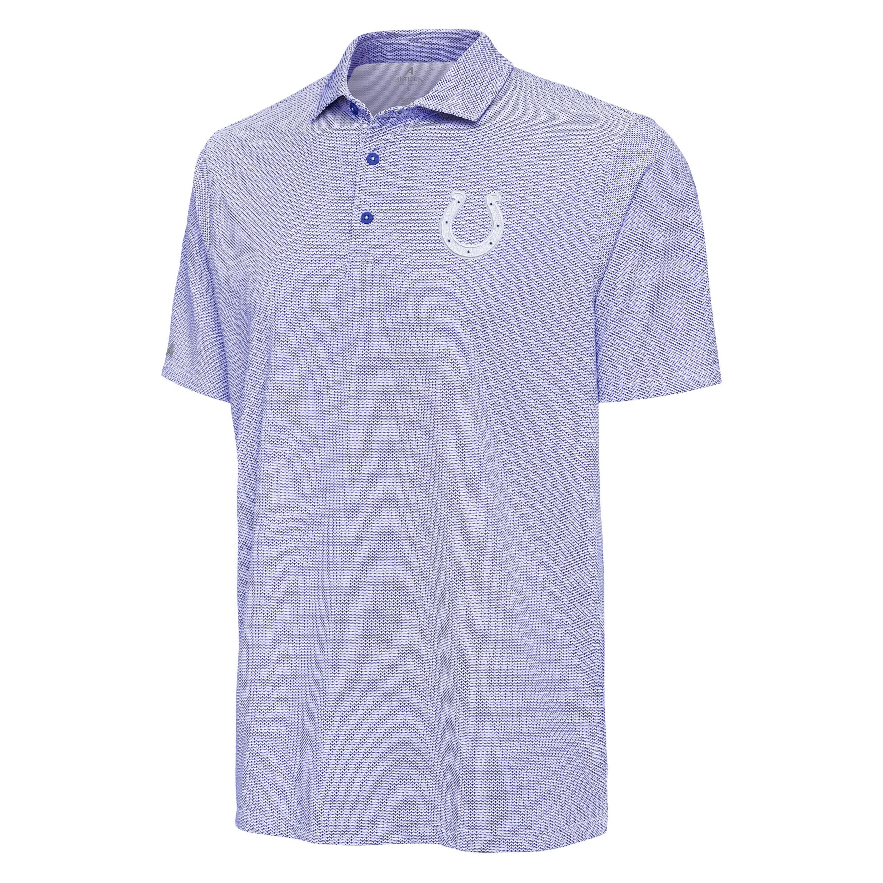 Antigua NFL Indianapolis Colts Mens Pave Polo