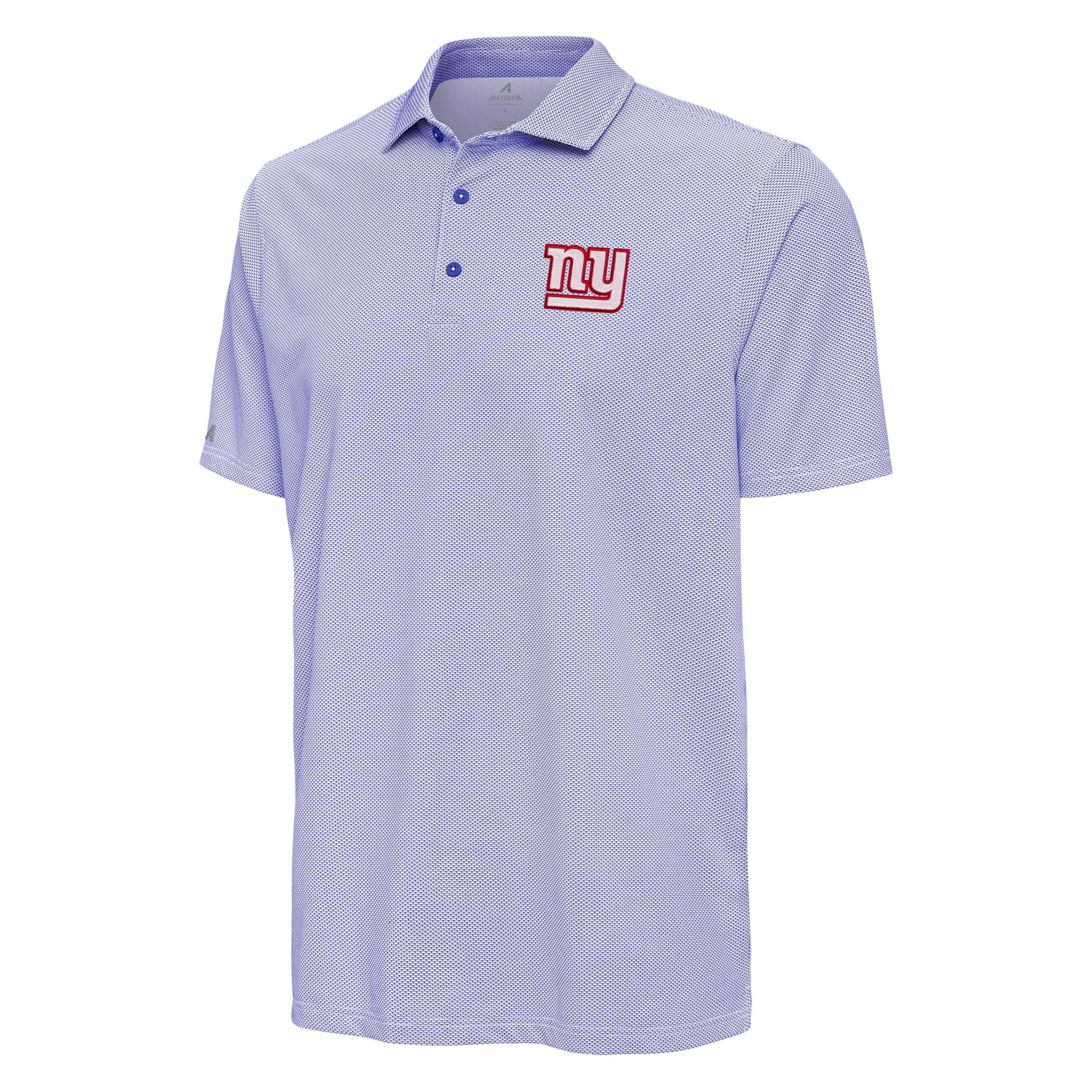 Antigua NFL New York Giants Mens Pave Polo