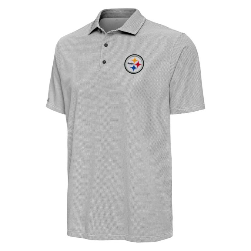 Antigua NFL Pittsburgh Steelers Mens Pave Polo