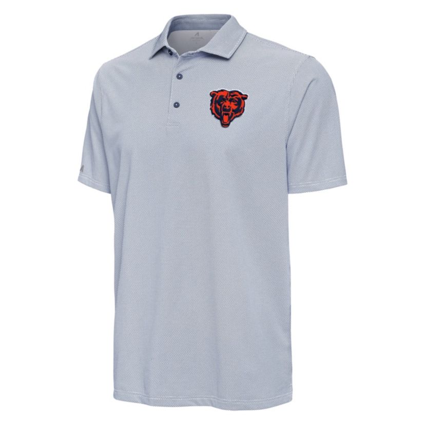 Antigua NFL Chicago Bears Bear Head Mens Pave Polo