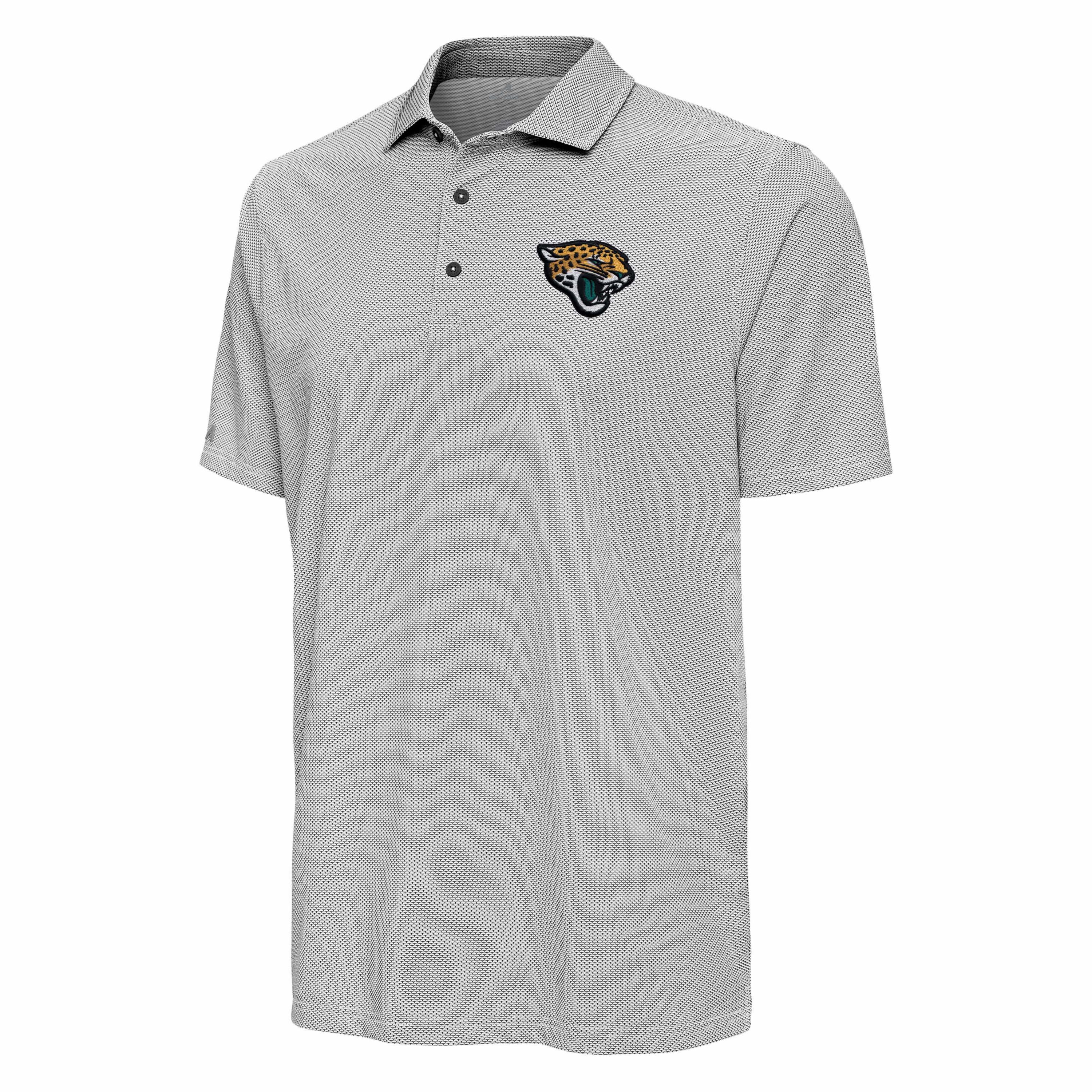 Antigua NFL Jacksonville Jaguars Mens Pave Polo