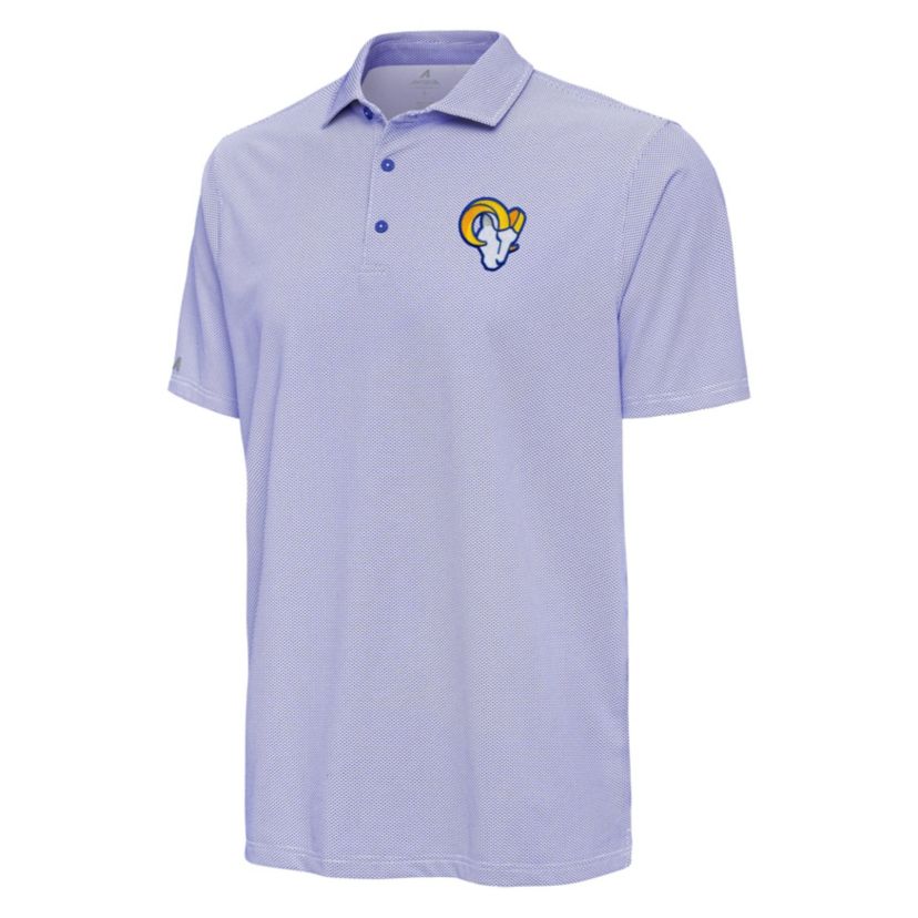 Los Angeles Rams Antigua NFL LA Rams Mens Pave Polo
