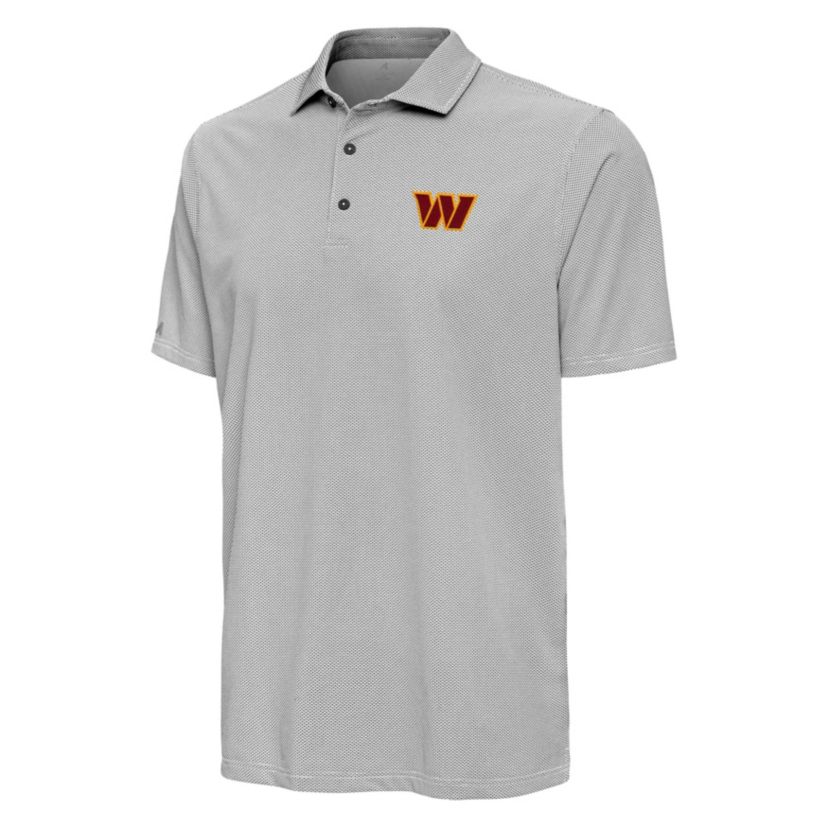 Antigua NFL Washington Commanders Mens Pave Polo