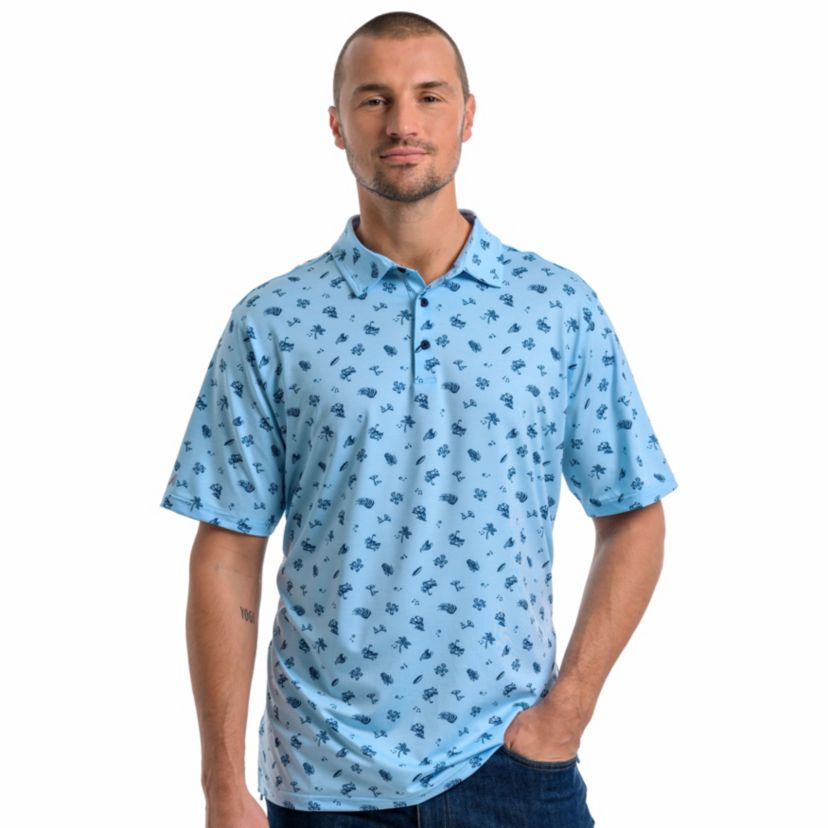 BLANK Mens Toucan Tee Time Polo