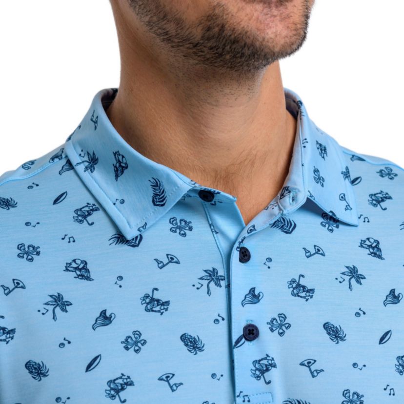BLANK Mens Toucan Tee Time Polo