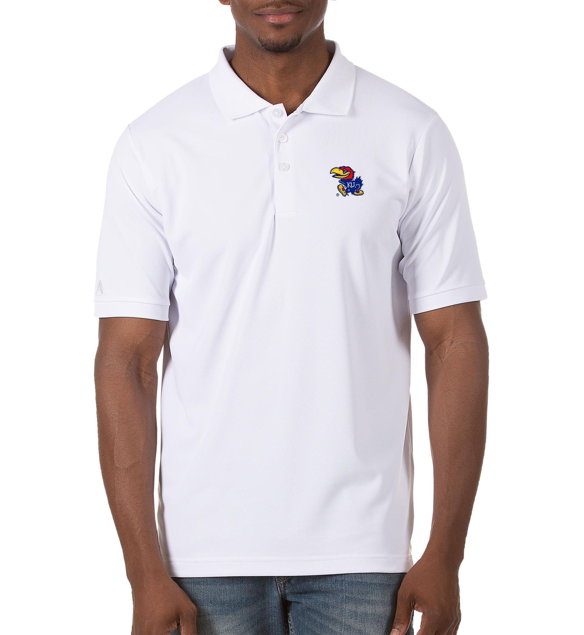 NCAA Kansas Jayhawks Legacy Pique Polo