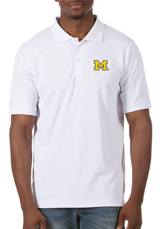 NCAA Michigan Classic Pique Polo Shirt 