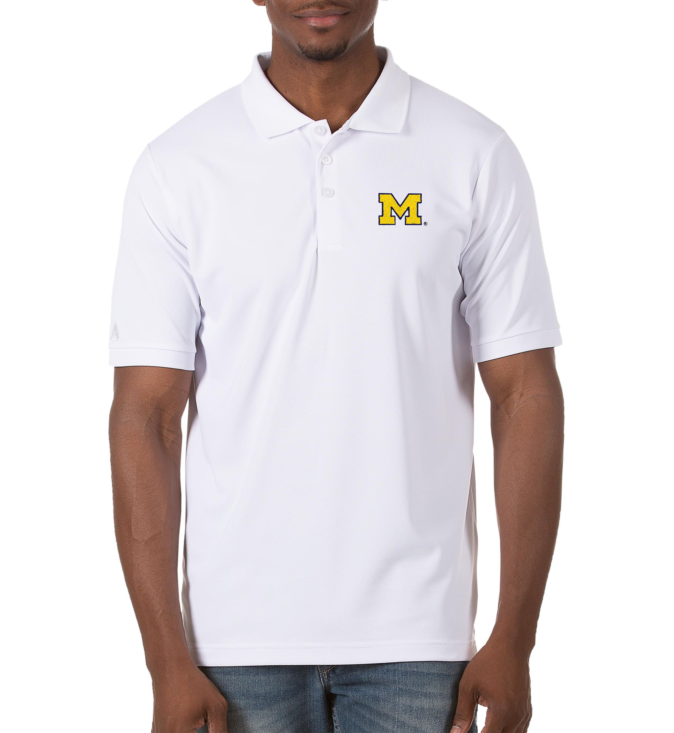 NCAA Michigan Wolverines Legacy Pique Polo