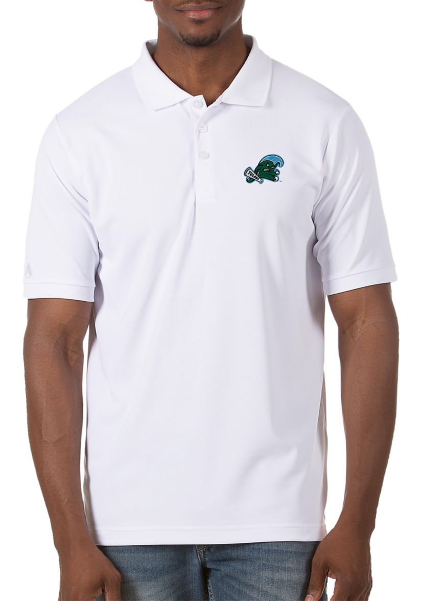 Tulane Green Wave NCAA Tulane Wave Legacy Pique Polo