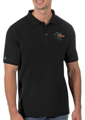 Men's Antigua White/Steel Philadelphia Eagles Team Logo Throwback Nova Polo Size: 4XL