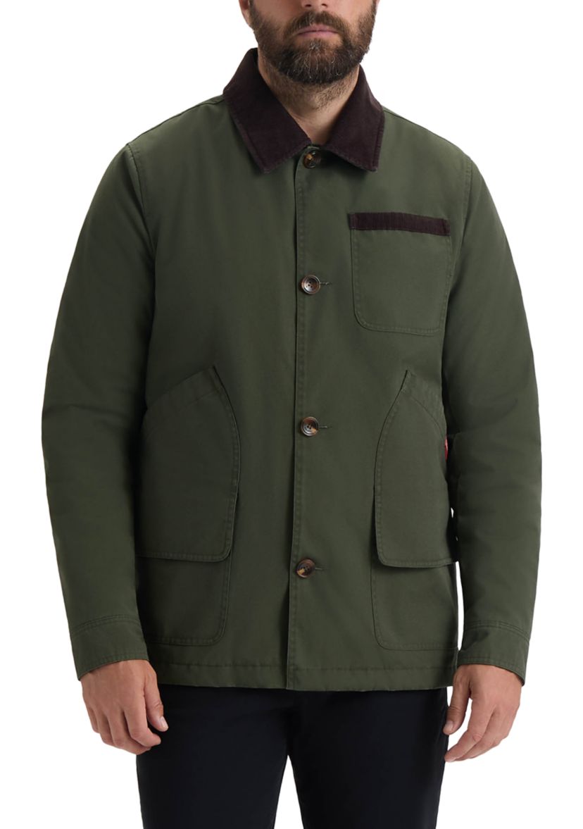 Men’s Samuel Canvas Jacket with Corduroy Trims