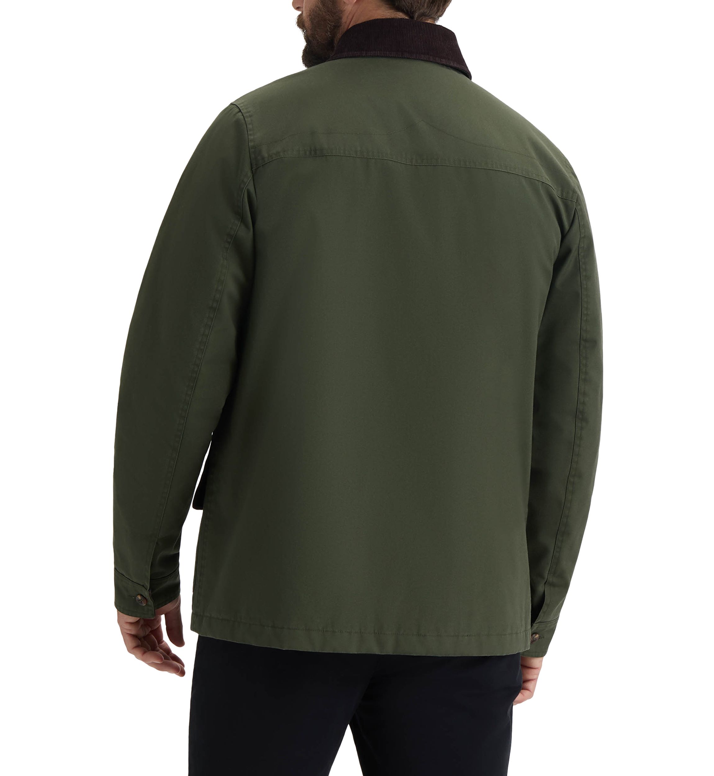 Men’s Samuel Canvas Jacket with Corduroy Trims