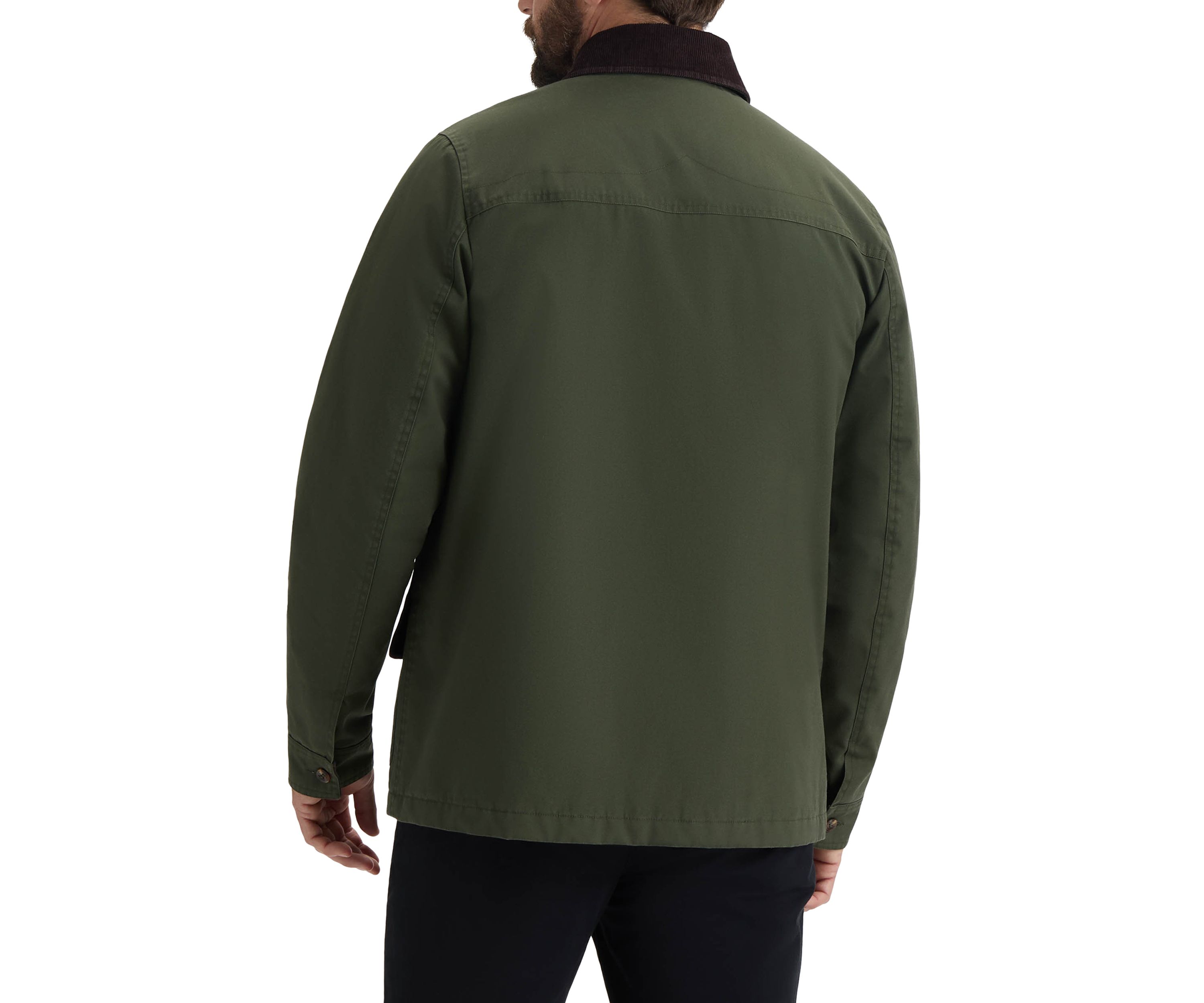 Men’s Samuel Canvas Jacket with Corduroy Trims