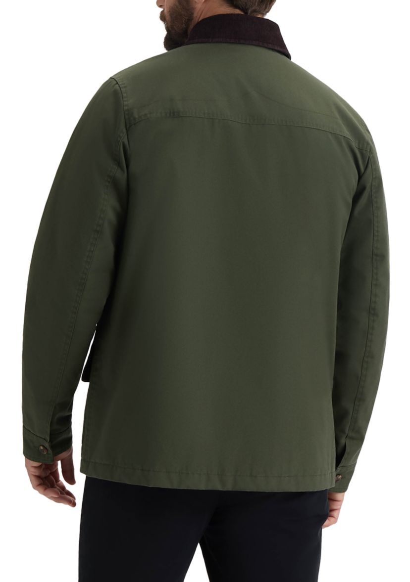 Men’s Samuel Canvas Jacket with Corduroy Trims