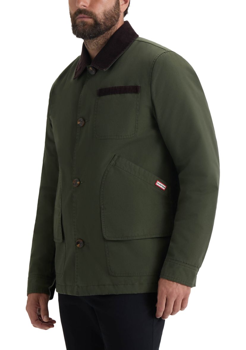 Men’s Samuel Canvas Jacket with Corduroy Trims