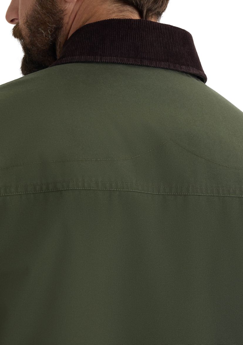 Men’s Samuel Canvas Jacket with Corduroy Trims