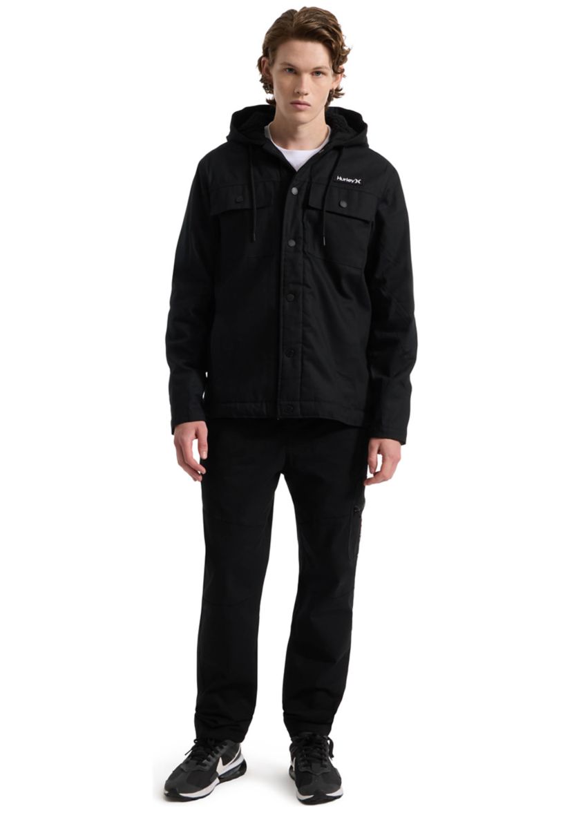 Mens Hunter Charger Sherpa Lined Hooded Jacket