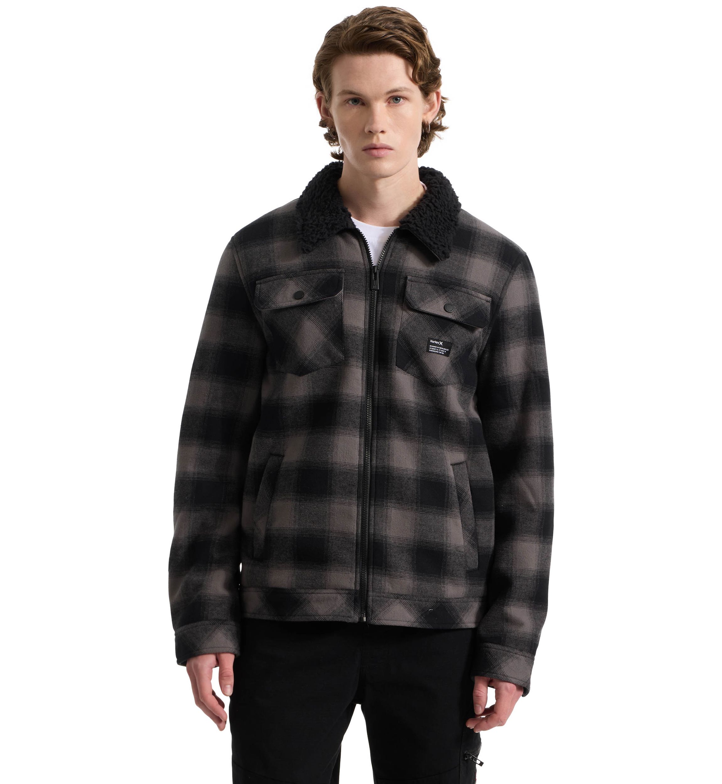 Mens Jimmy Flannel Trucker Jacket