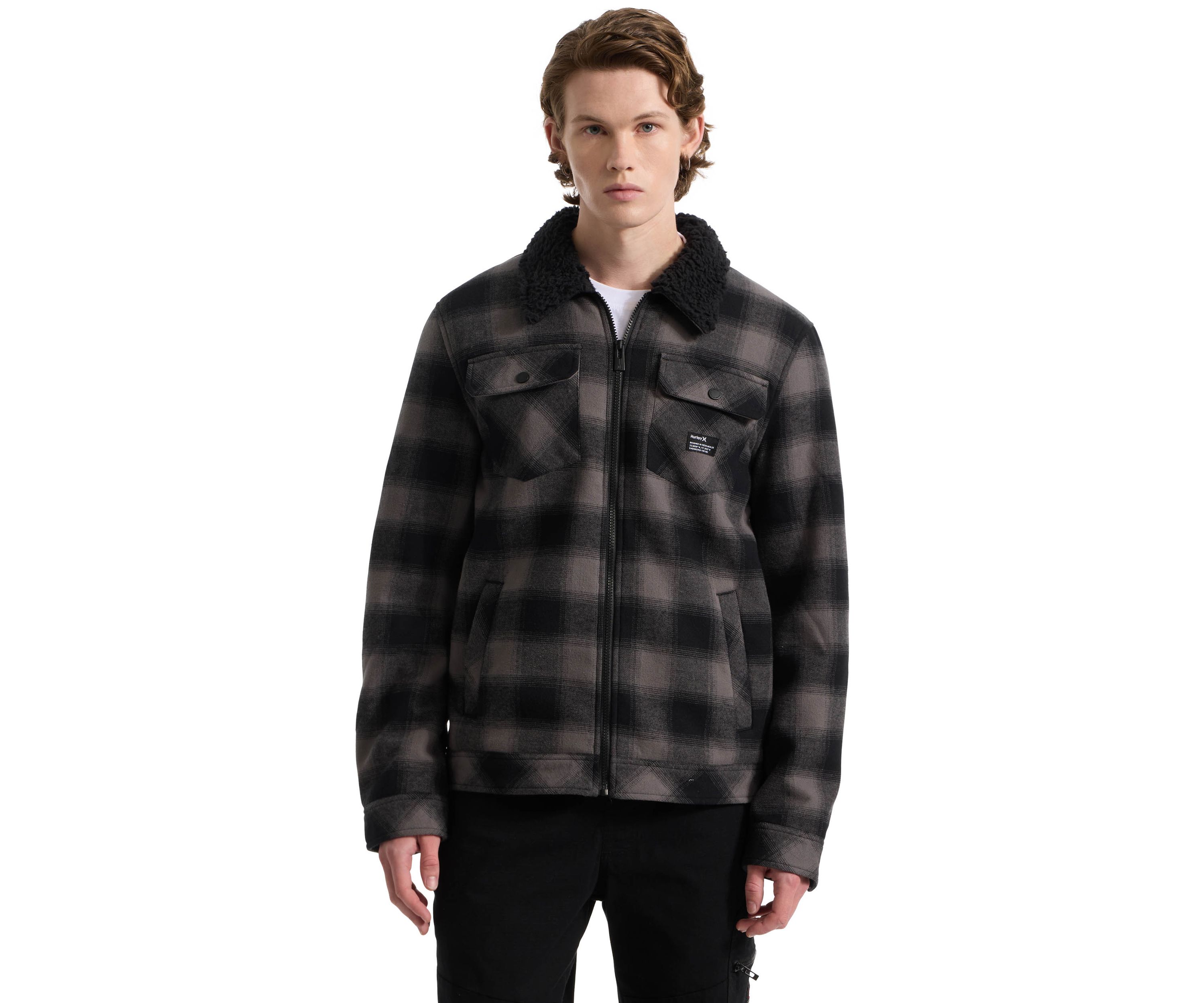 Mens Jimmy Flannel Trucker Jacket