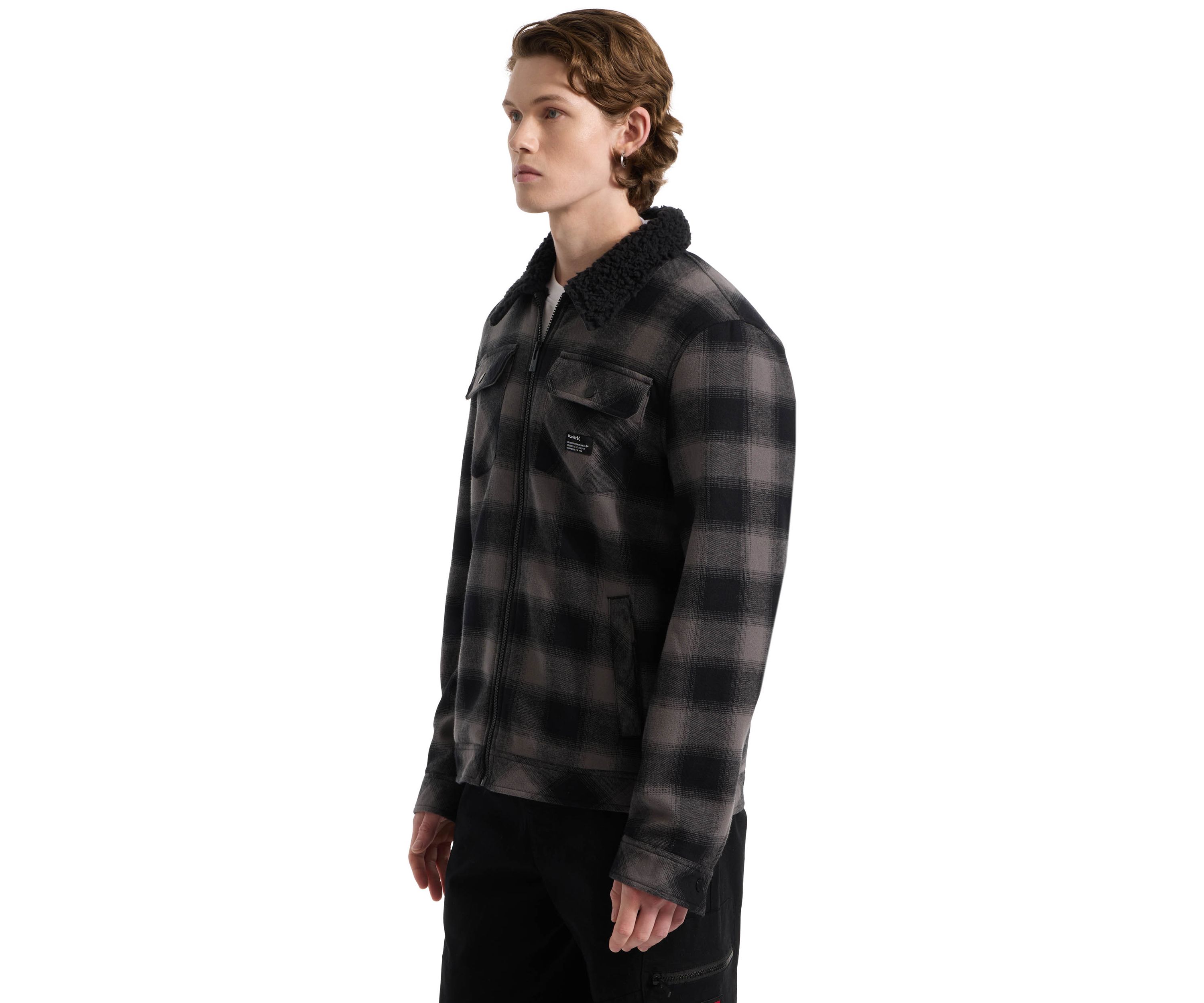 Mens Jimmy Flannel Trucker Jacket