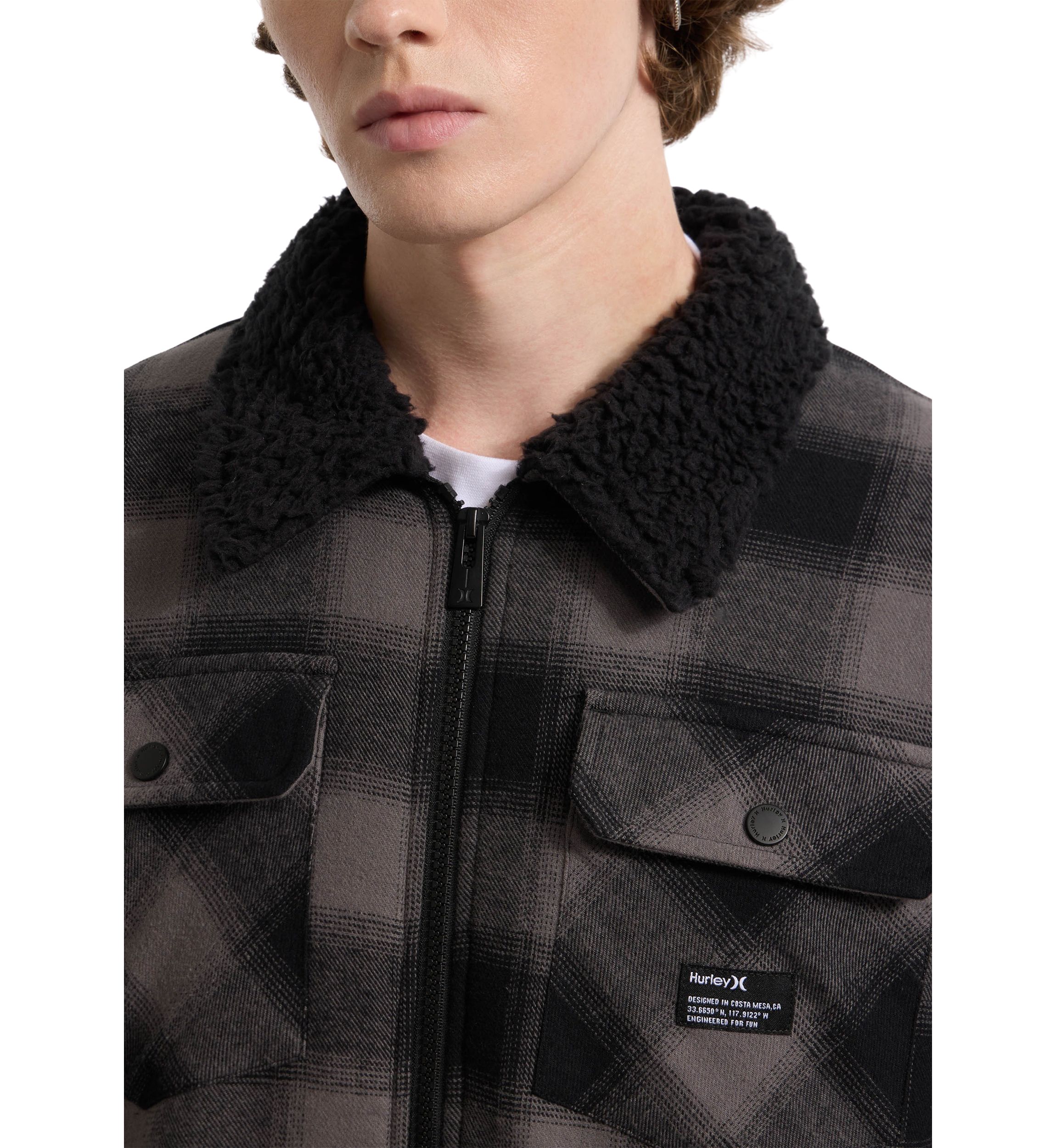 Mens Jimmy Flannel Trucker Jacket