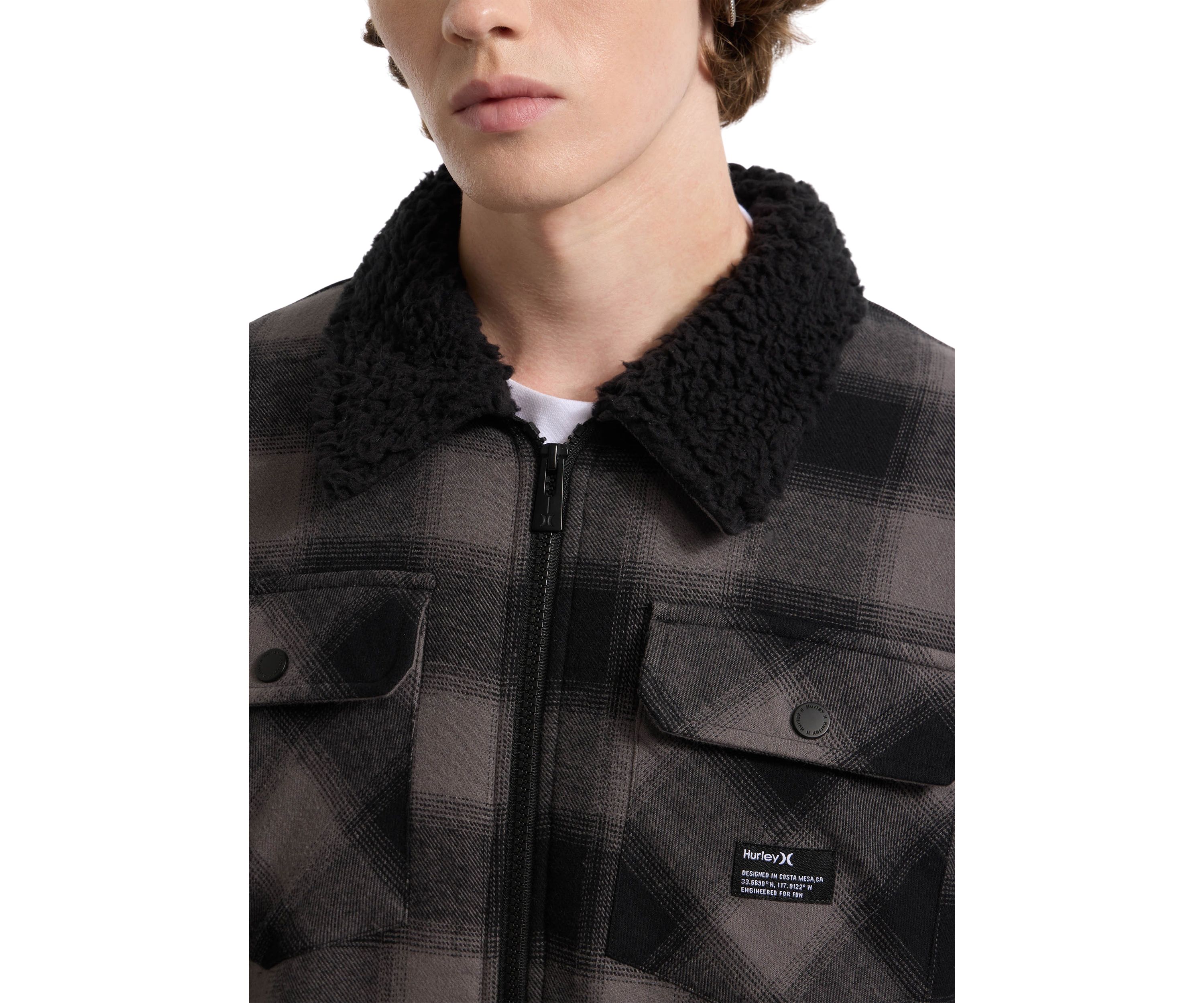 Mens Jimmy Flannel Trucker Jacket