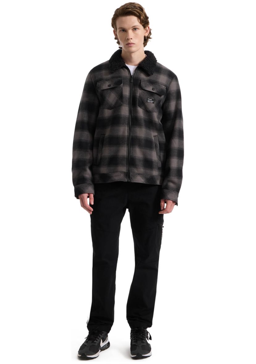 Mens Jimmy Flannel Trucker Jacket