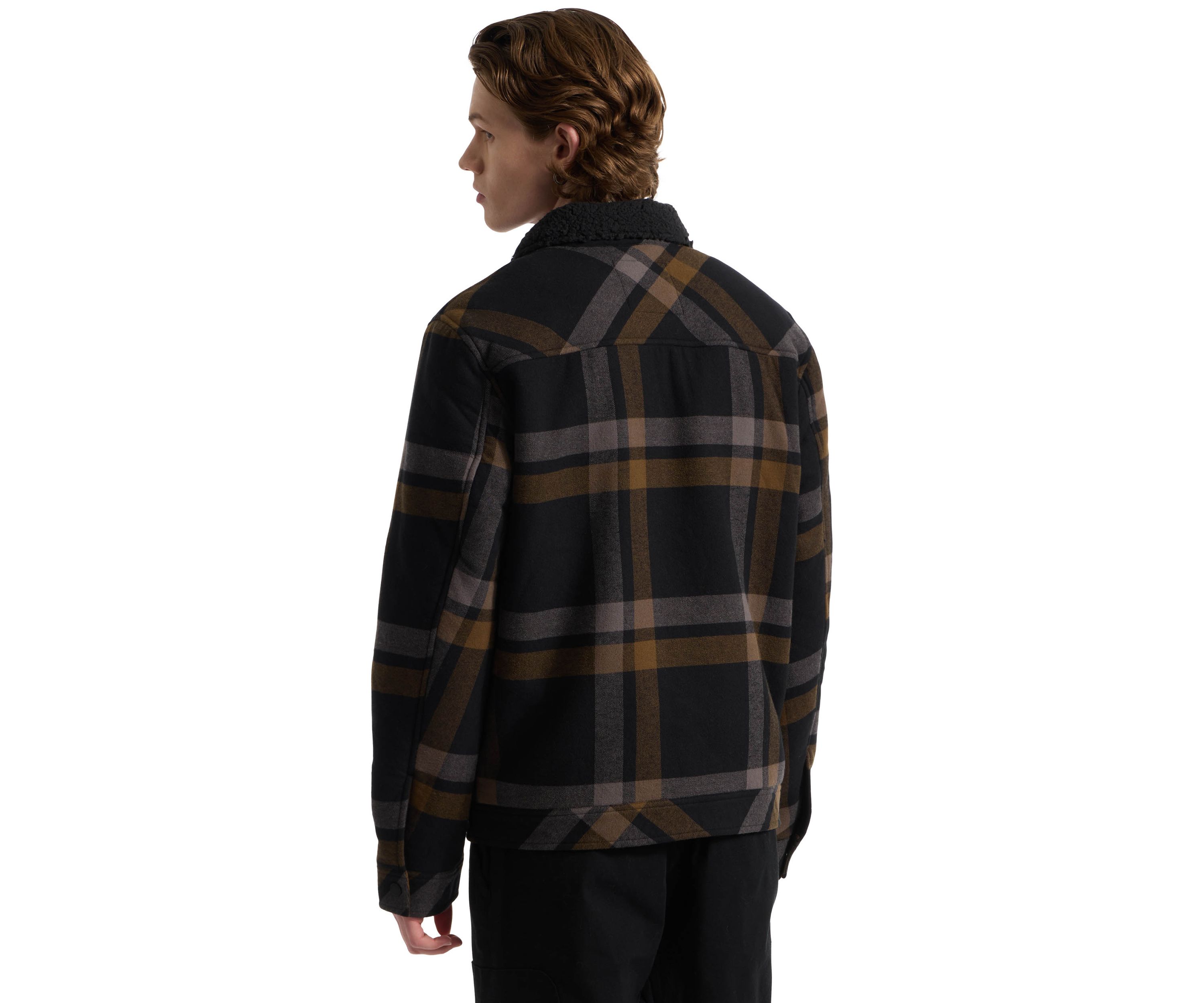 Mens Nathan Flannel Trucker Jacket