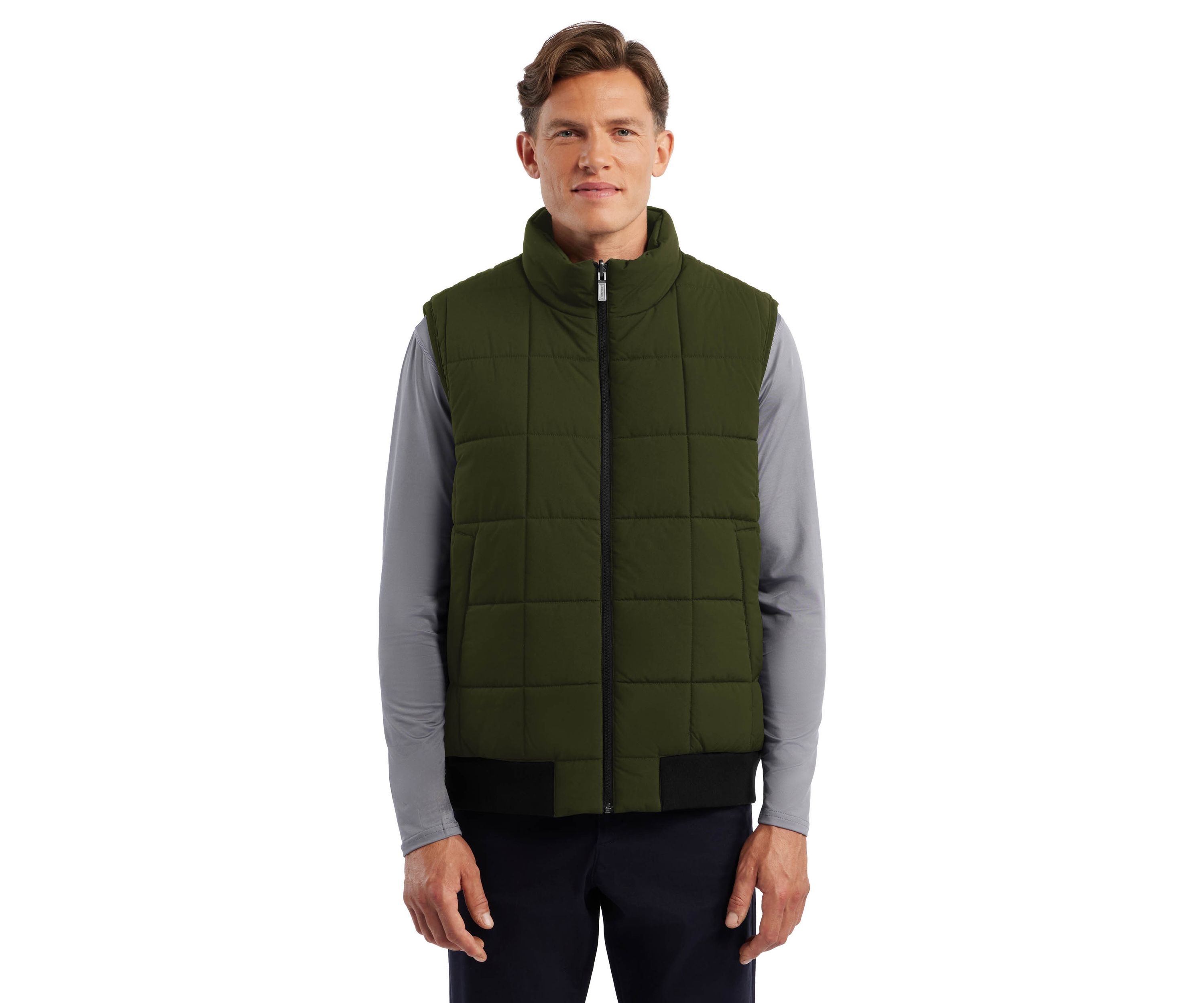 Mens Stan Reversible Bomber Vest