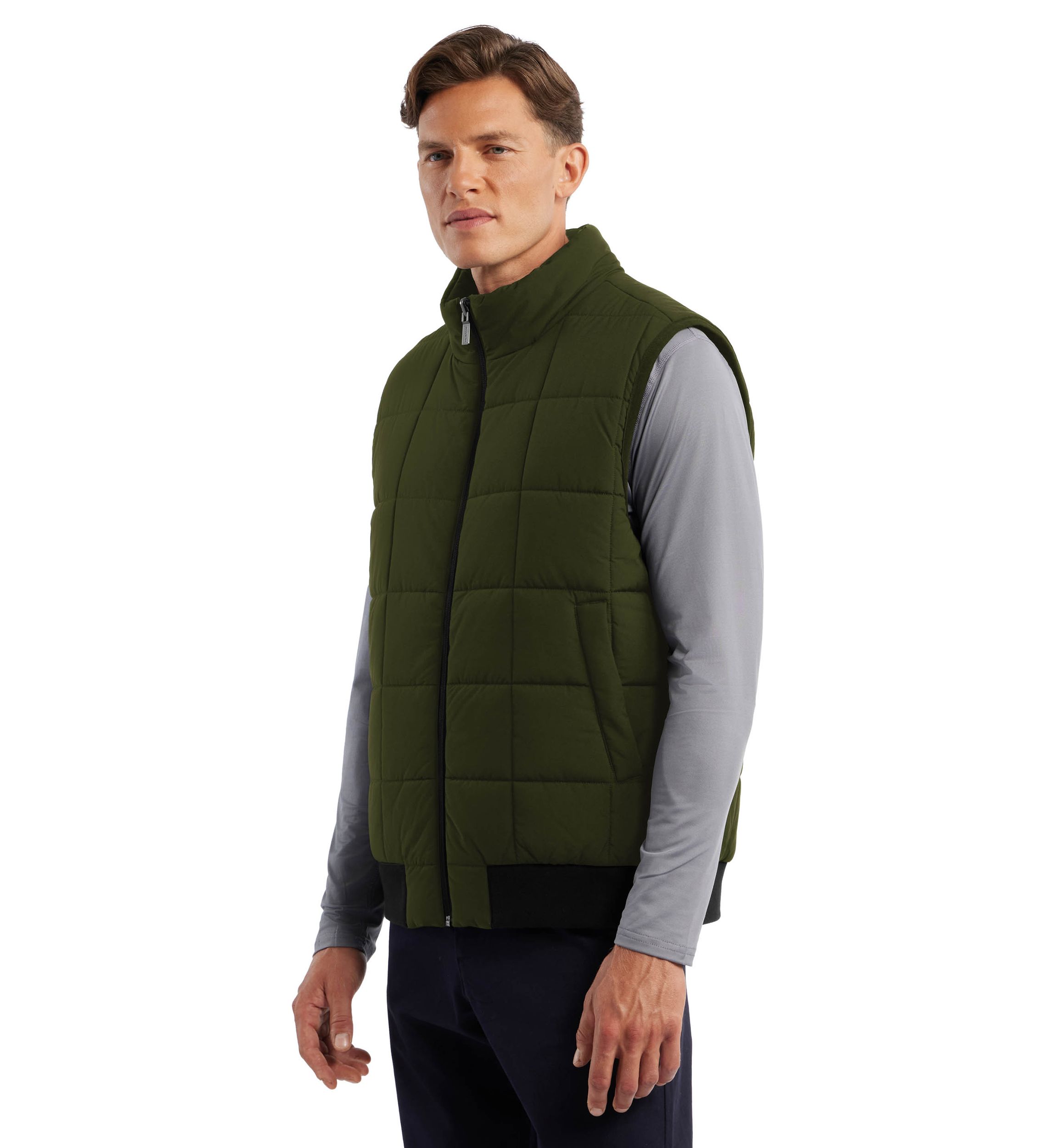 Mens Stan Reversible Bomber Vest