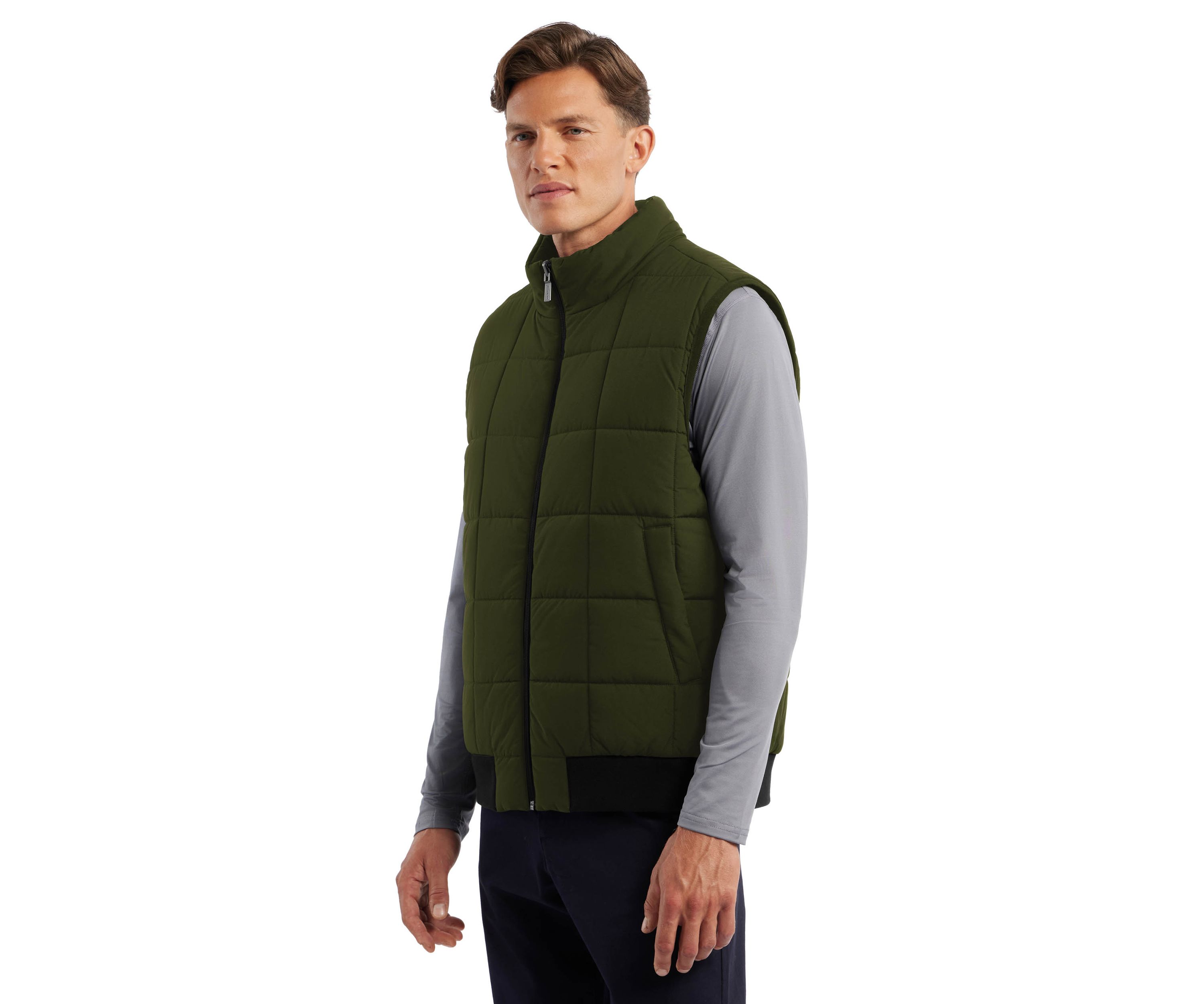 Mens Stan Reversible Bomber Vest