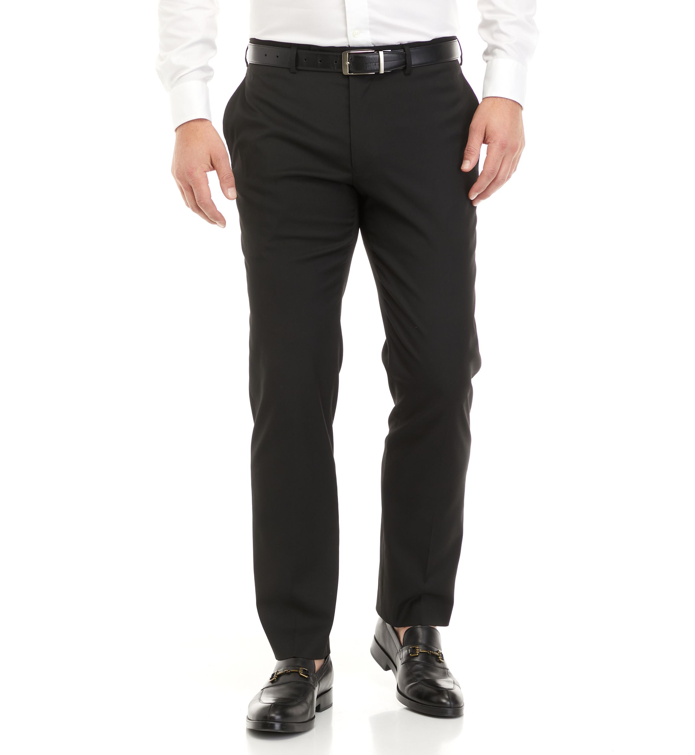 Mens Flat Front Side Seam Pants